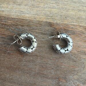 John Hardy Kali Dot Hoop earrings - Sterling Silver
